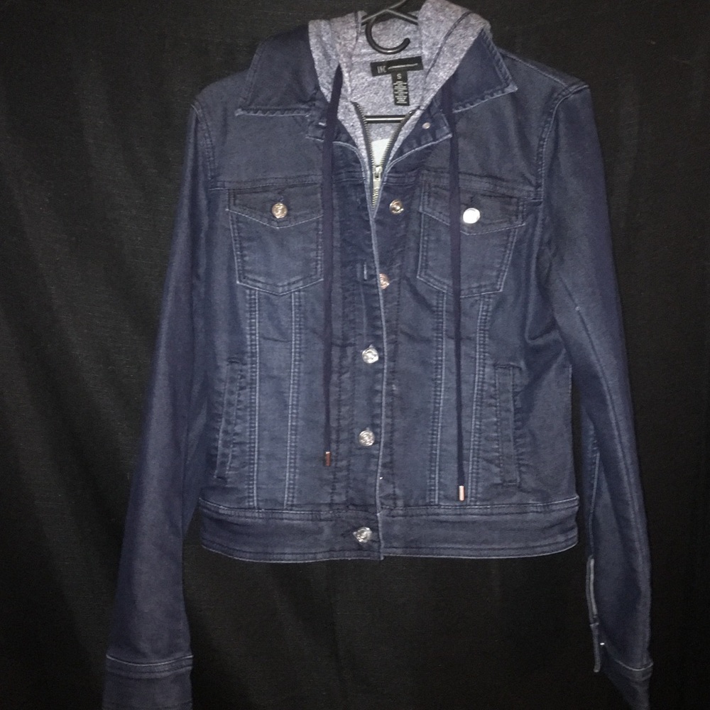 Women's Jean Jacket with Hood