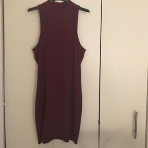 Burgundy Tobi Midi Dress