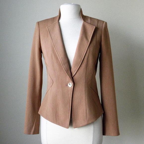 Seasonless heathered brown suit pants jacket - Picture 5 of 5