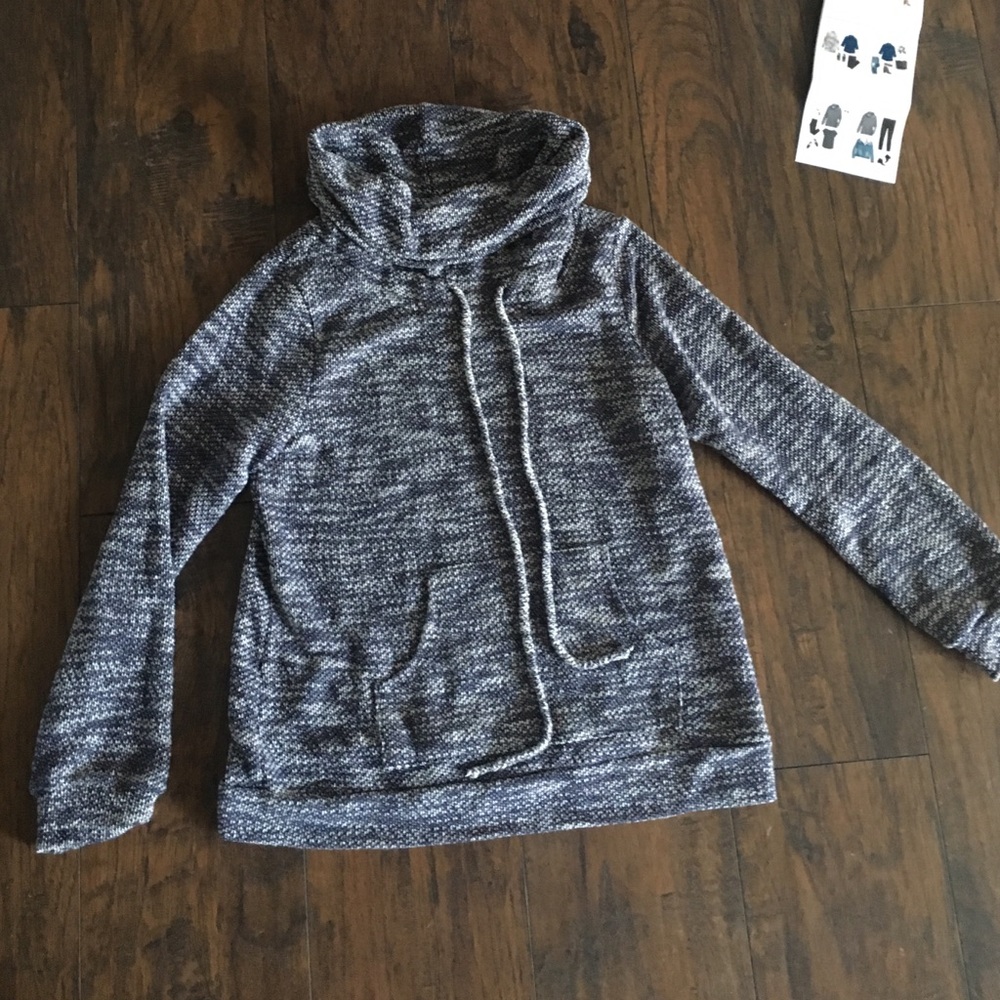 Loveappella Evie Draw String Funnel Neck
