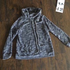 Loveappella Evie Draw String Funnel Neck