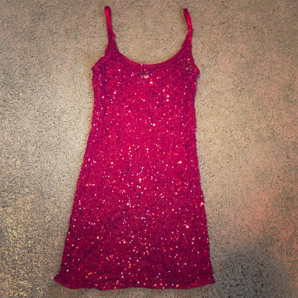 Sequin slip dress