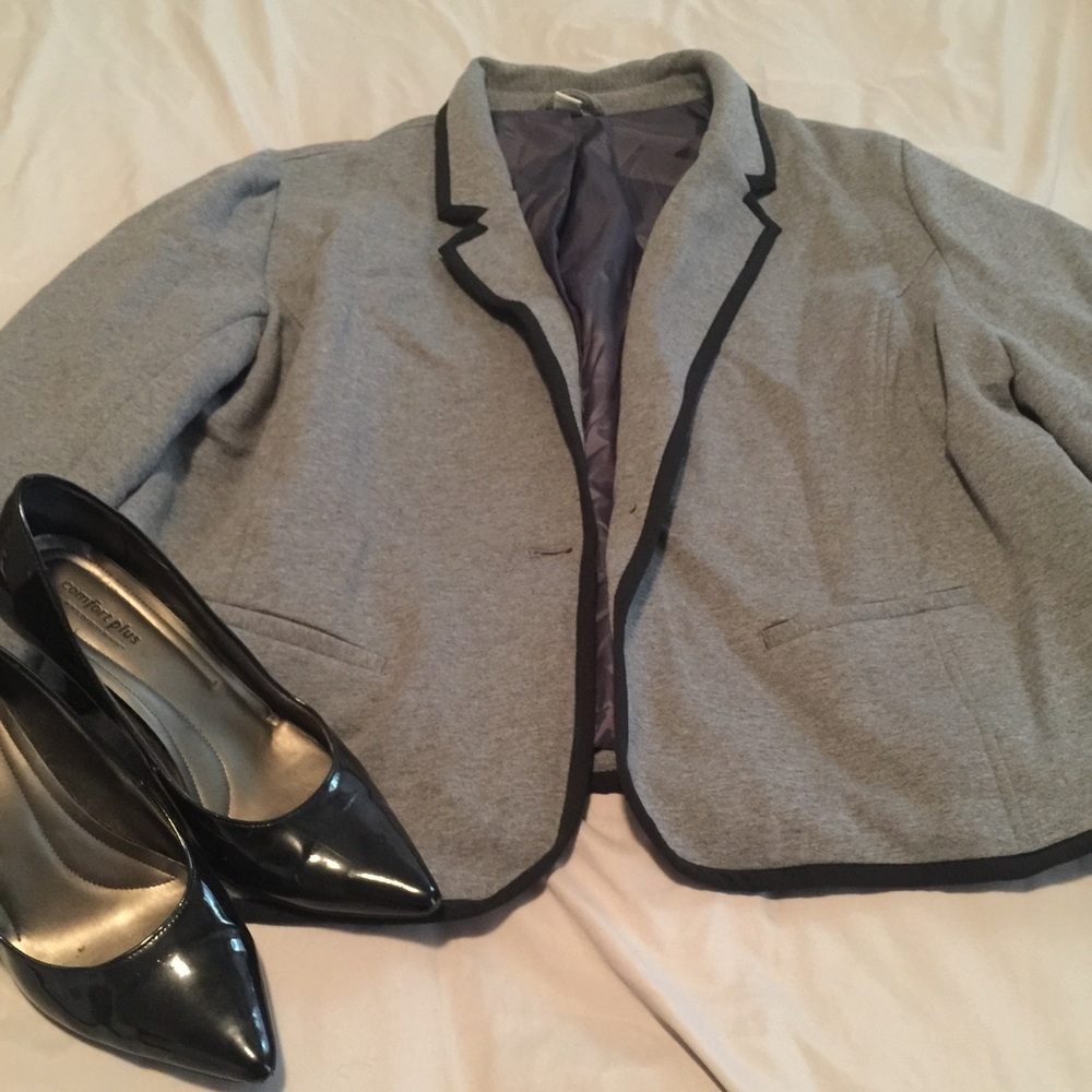 Old Navy Sweatshirt Material Blazer