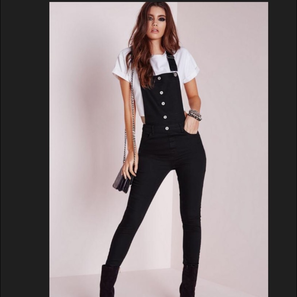 Skinny Black Jean Dungarees