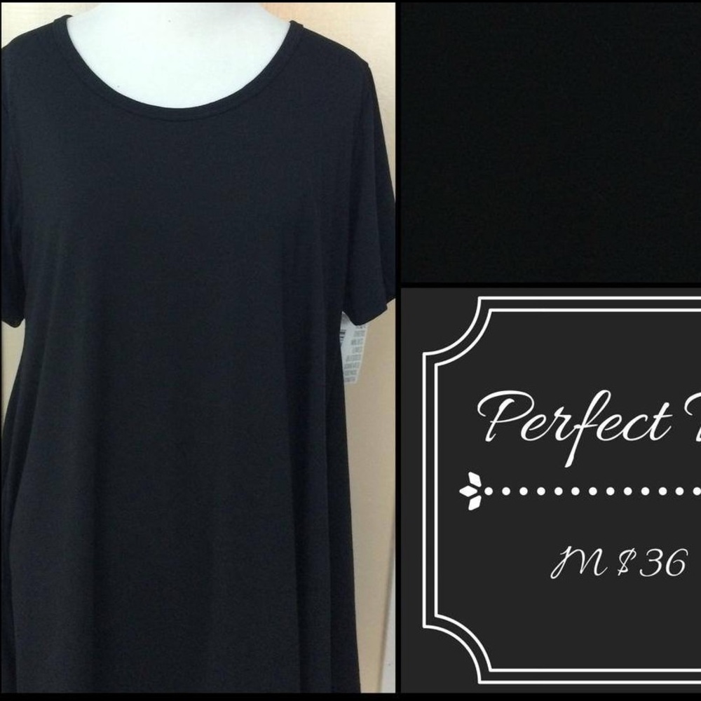 🦄 BNWT LuLaRoe Perfect T unicorn BLACK size M