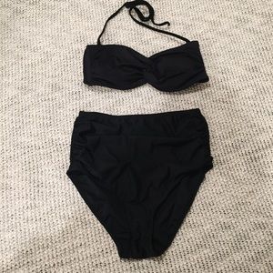 High waisted two piece swimsuit