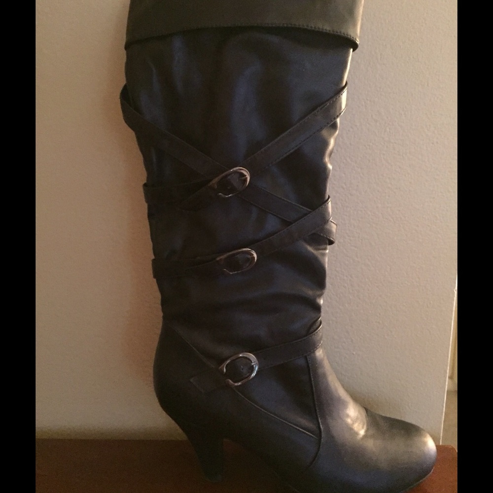 Black Leather Boots