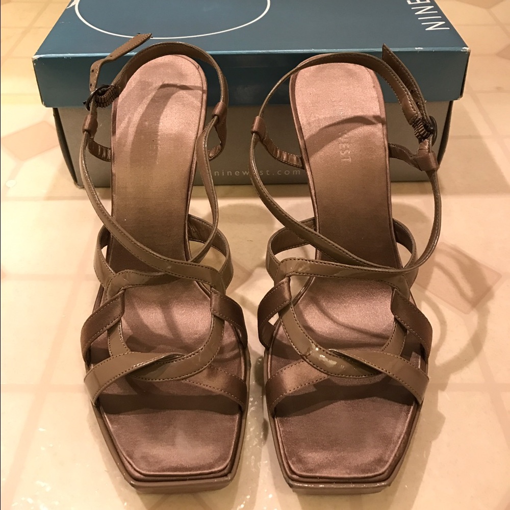 Nine West strappy heels