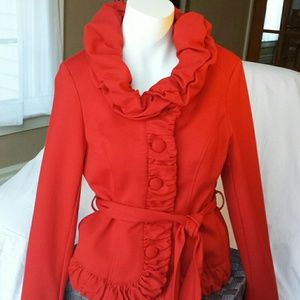INC Red jacket/top, size medium BEAUTIFUL