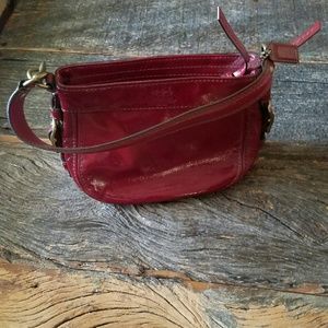 Patent leather coach bag