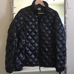 Black puffer jacket