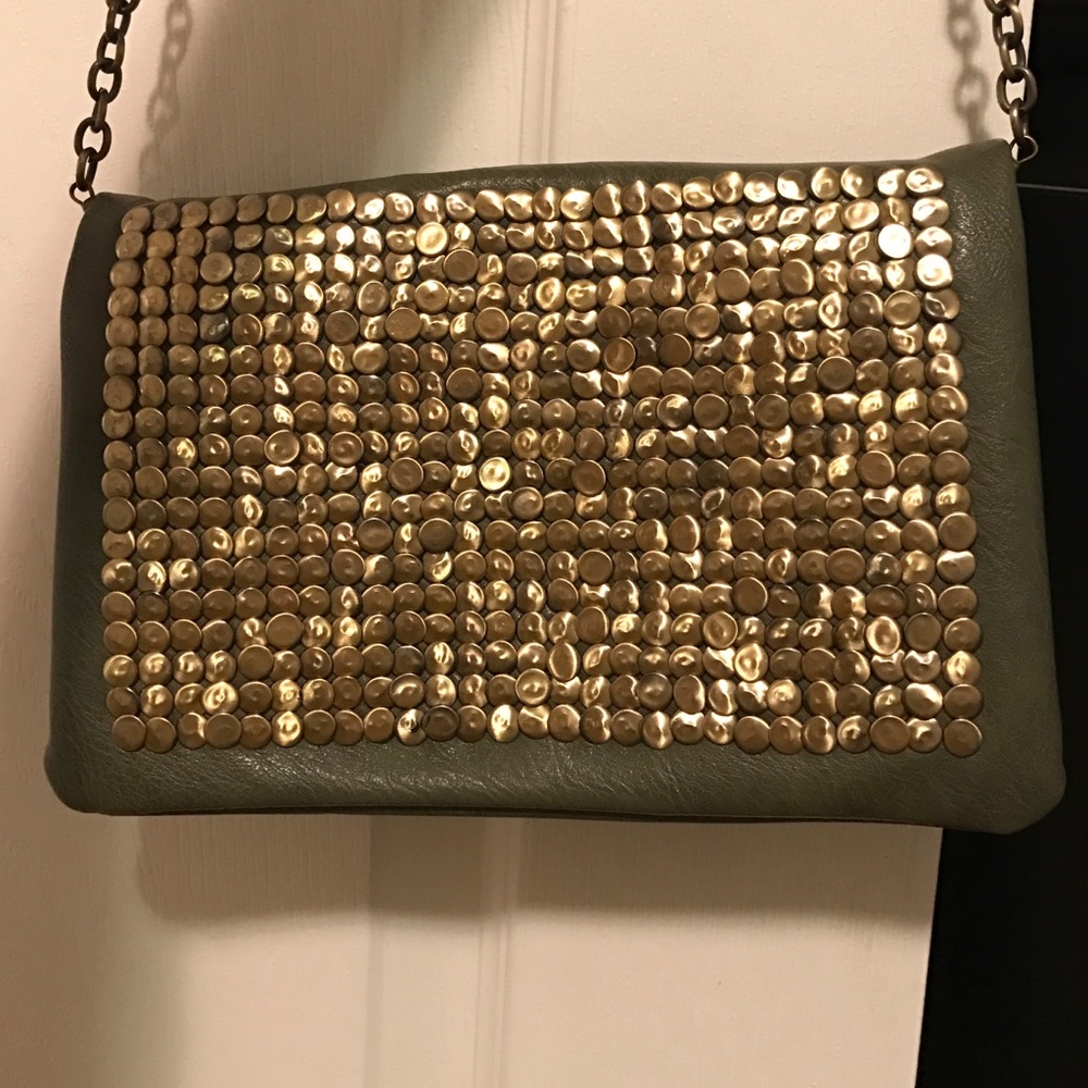 Urban Outfitters Sequin Leather Cross-body Bag