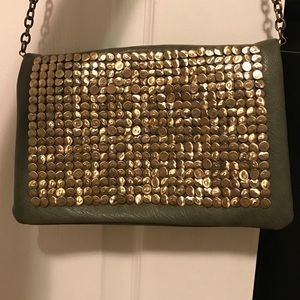 Urban Outfitters Sequin Leather Cross-body Bag