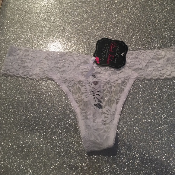 3 BRAND NEW NEVER WORN ALL LACE THONG PANTIES - Picture 2 of 4