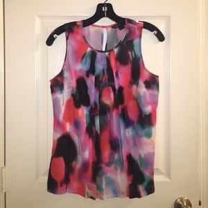 French connection multi print blouse