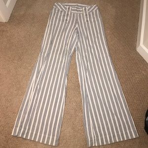 Sailor pants in blue and white stripes