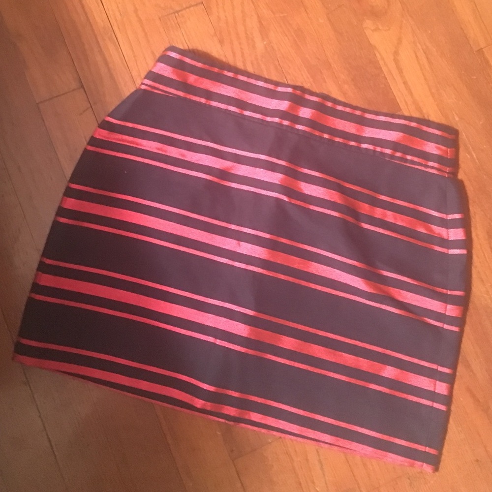 J. Crew Factory Striped Mini Skirt