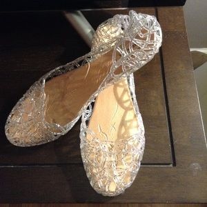 Silver Sprinkle Jelly Flats