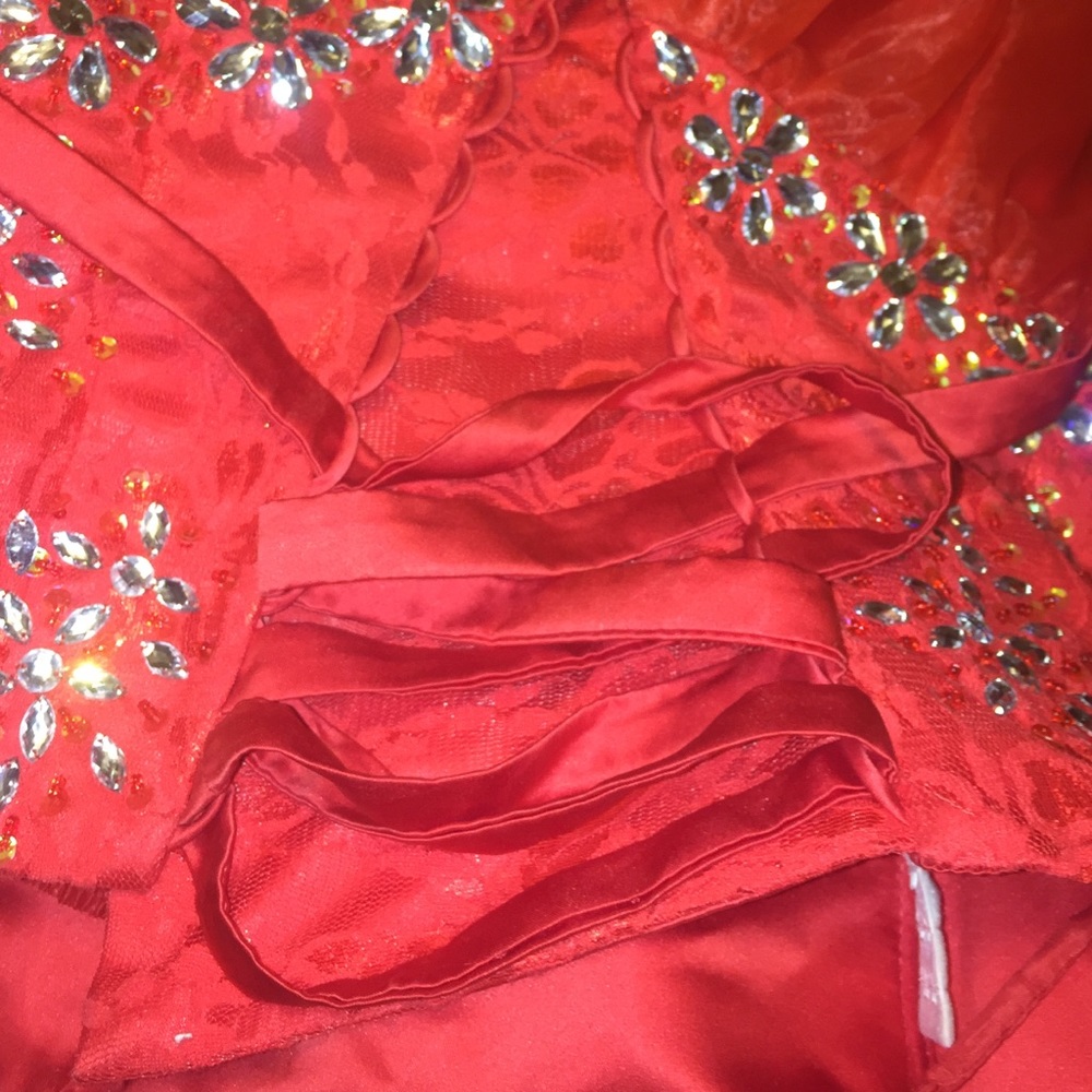 Red Prom Dress - Picture 4 of 4