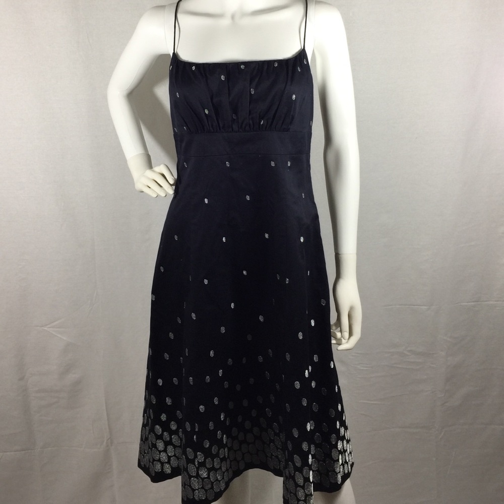 Banana Republic navy blue sleeveless dress