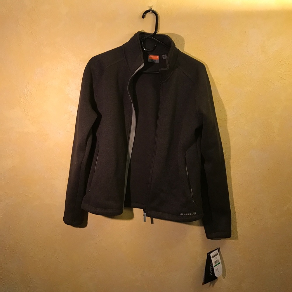 Merrell Large Brown Full Zip NEW w/Tags