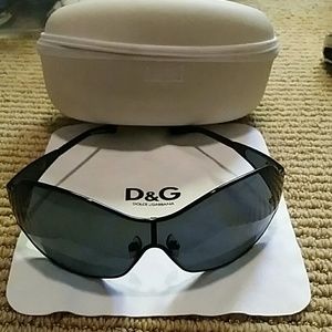 Authentic D&G Black Unisex Sunglasses