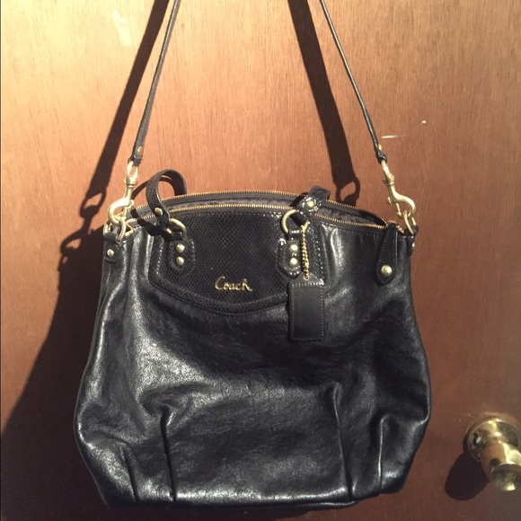 Black Coach satchel - Picture 1 of 3