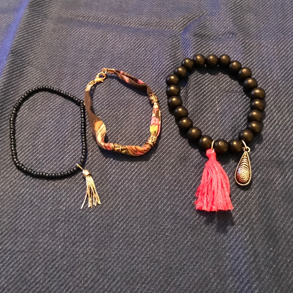 Set of 3 Free People bracelets