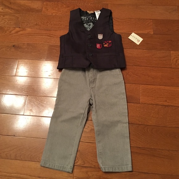 Guess Other - 🔴 Baby Utility jeans & Guess vest