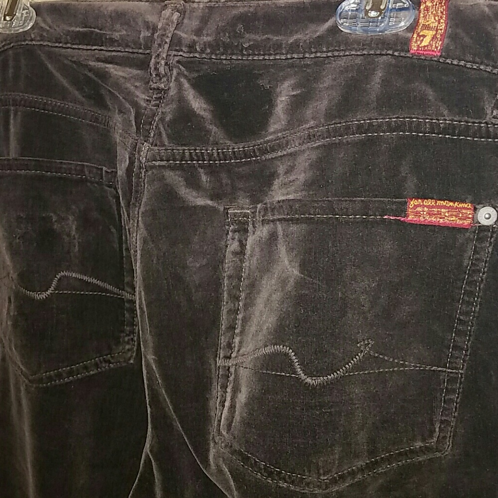 Men's 7 For All Mankind Bootcut Velour Pants