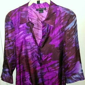 Kenneth Cole New York Dress 100% silk