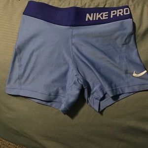 nike pro (purple) shorts