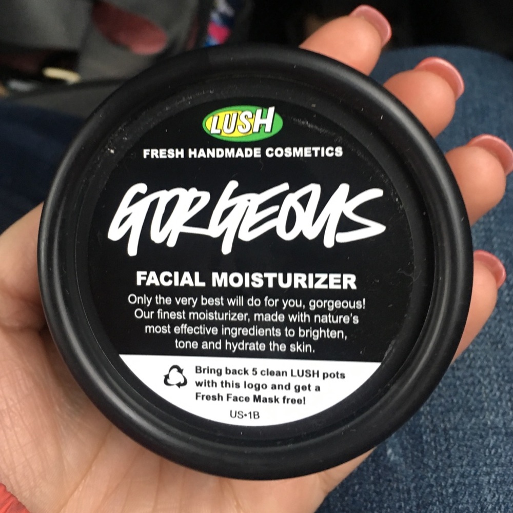 Lush GORGEOUS facial moisturizer