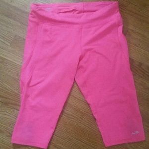 Pink Capri Champion workout leggings