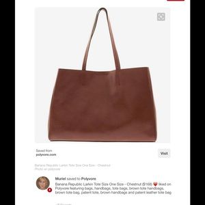Banana Republic Larkin Brown Tote