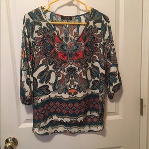 Stitch fix paisley top!