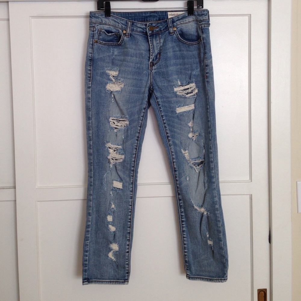 Super distressed denim