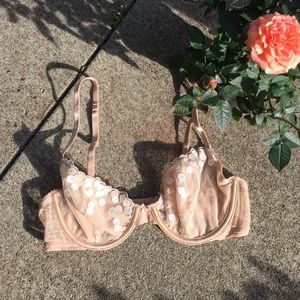 Delicate polka dot bra