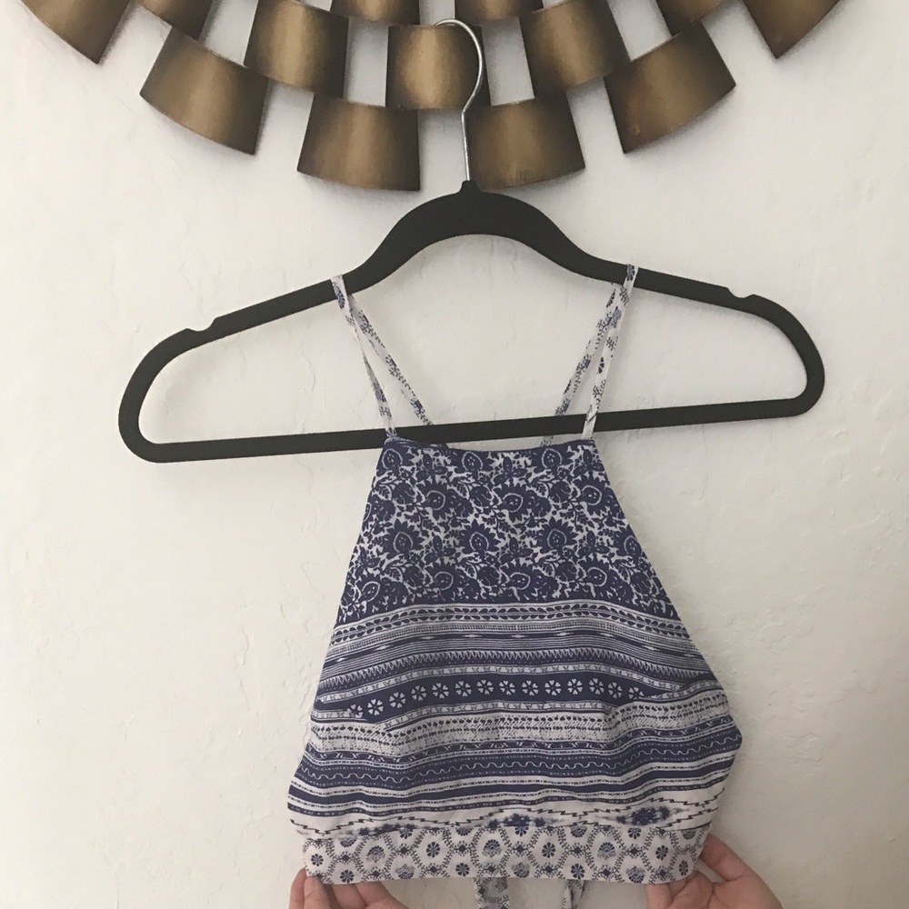 Crop top and skirt set