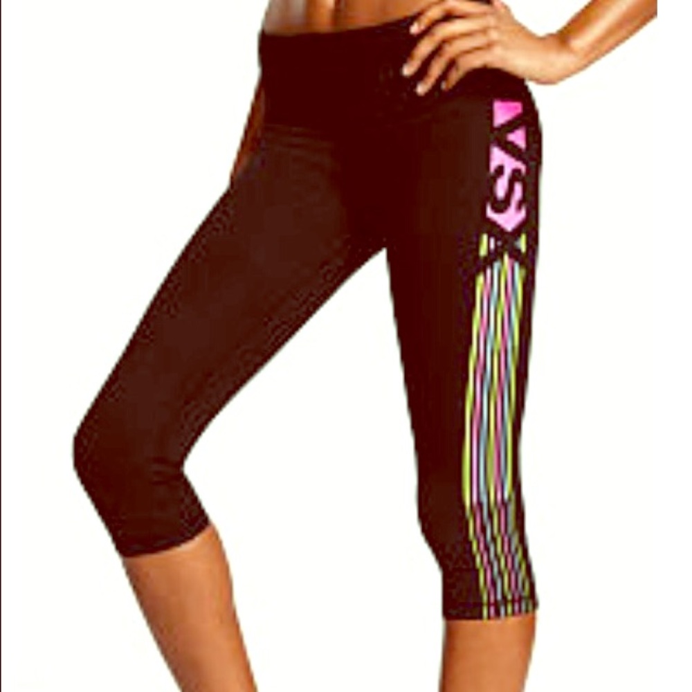 VSX xs Victoria secret work out crop tights