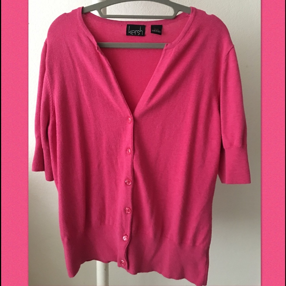 💕3/$15💕 Kersh Hot Pink Blouse 👚 💕💕