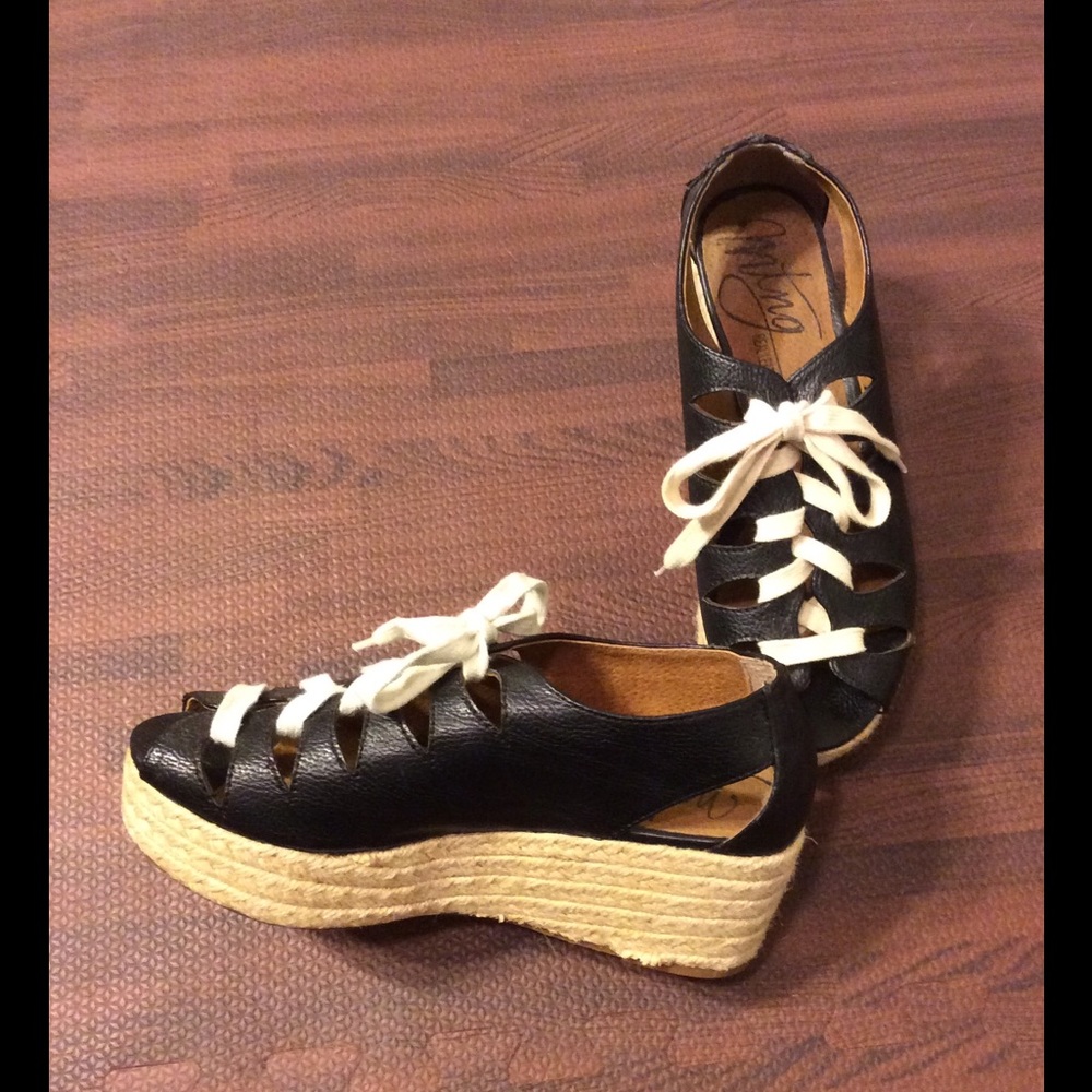 MTNG Lace Up Espadrilles