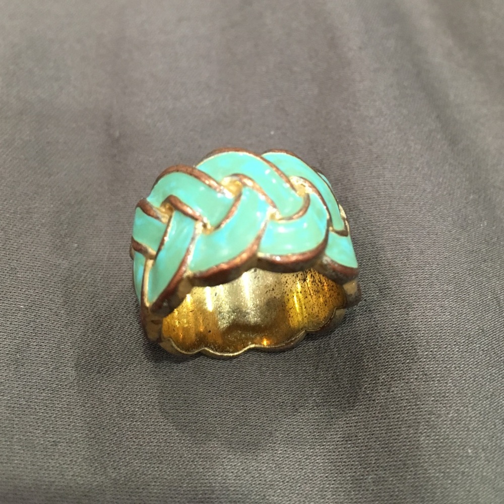 Banana Republic teal ring