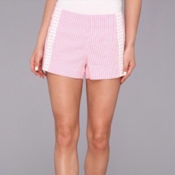 Lilly Pulitzer Pants - Lilly Pulitzer Liza Pink Seersucker Shorts