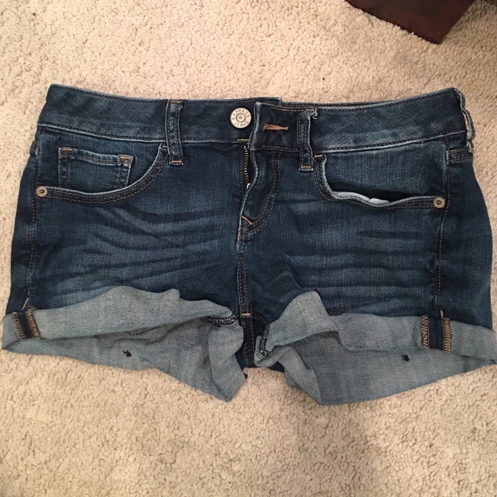Express jean shorts