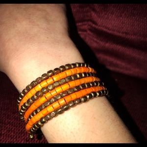 Wrap around beaded bracelet.