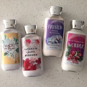 ⭐️SOLD⭐️Bath and body works lotions