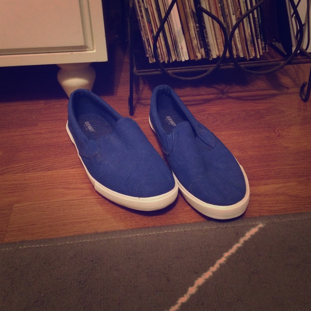 Blue, Old Navy Canvas Slip-On Shoes