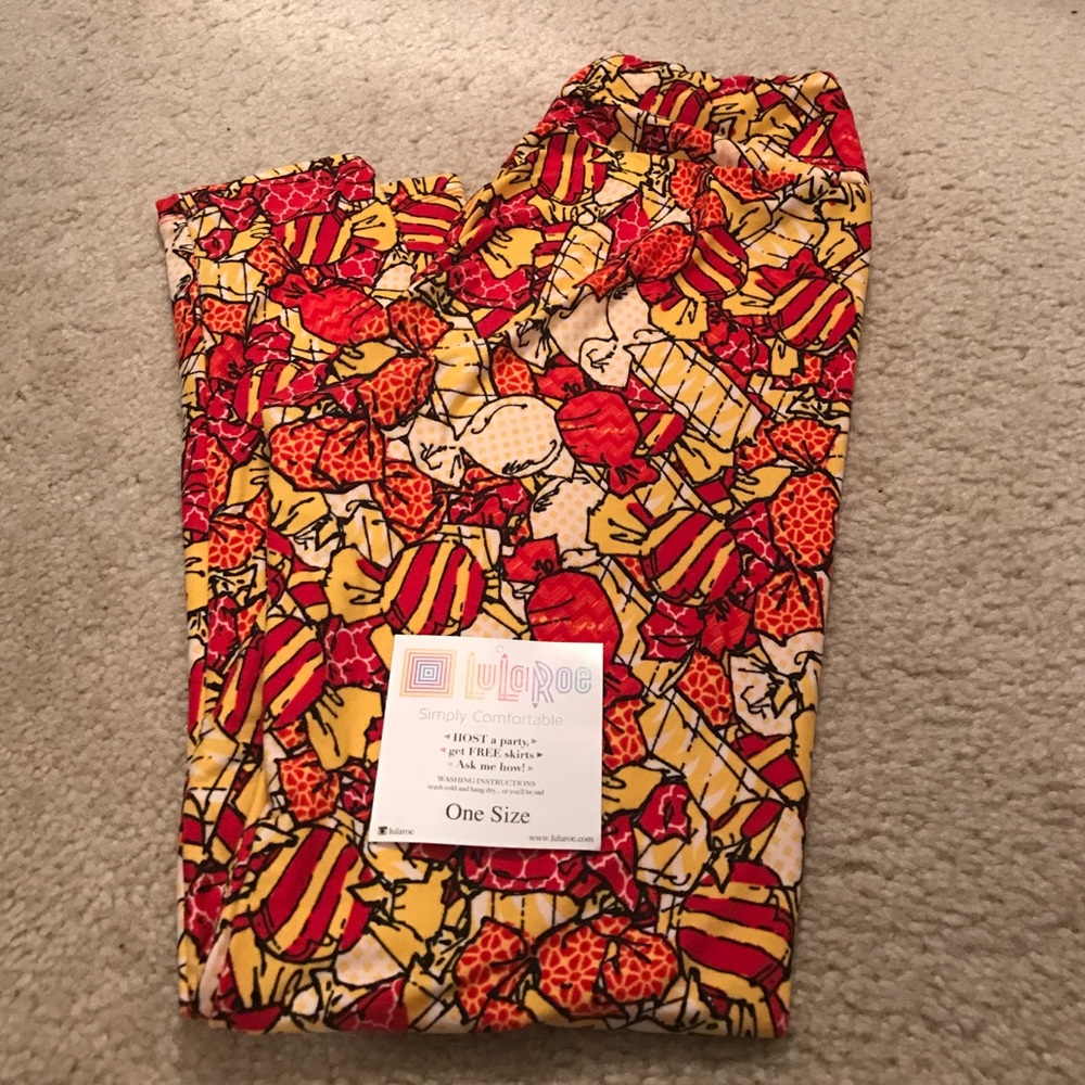 LuLaRoe OS Candy Leggings