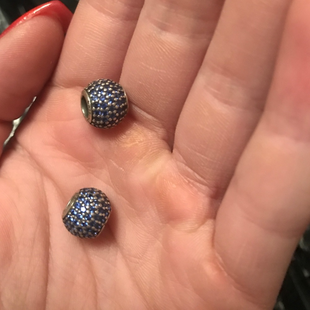 Blue Pandora Beads
